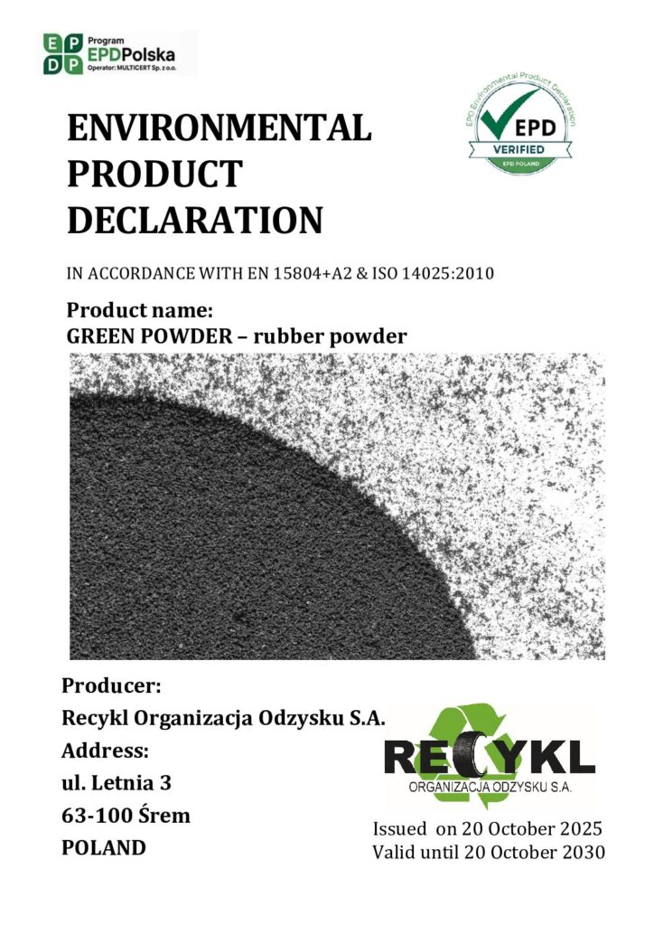 Certified: Recykl — How Poland’s Largest Tyre Recycler Turned Waste Into Building Materials